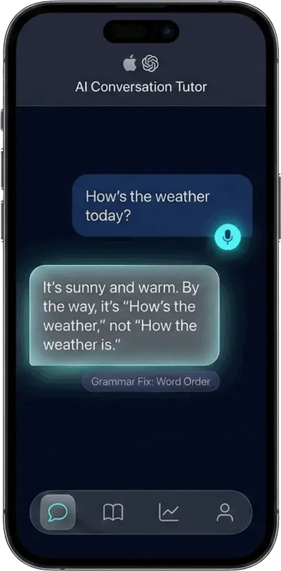 مکالمه واقعی با AI