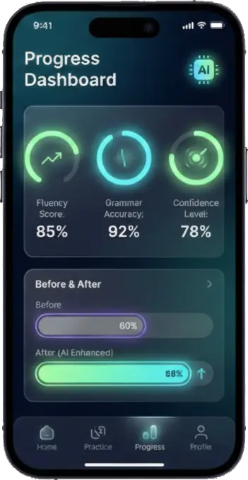 گزارش پیشرفت مکالمه 